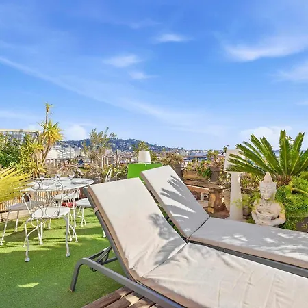 Jardin Suquet - Panoramique Grande Terrasse Vue Sur & Palais